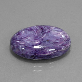9,17 ctw natürlicher Violet Charoit, Oval Schliff, Lichtundurchlässig