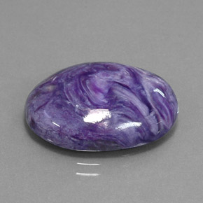 9,17 ctw natürlicher Violet Charoit, Oval Schliff, Lichtundurchlässig