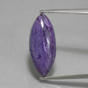 6,82 ctw natürlicher violetter Charoit, Marquise, Lichtundurchlässig