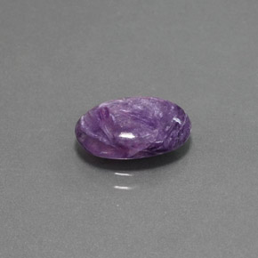 9,17 ctw natürlicher Violett Charoit, Oval Schliff, Lichtundurchlässig
