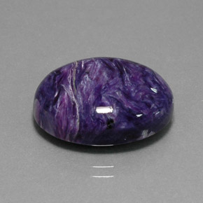 9,17 ctw natürlicher Violet Charoit, Oval Schliff, Lichtundurchlässig