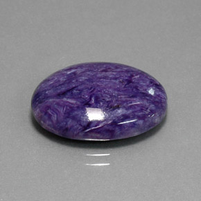 11,49 ctw natürlicher violetter Charoit, Oval Schliff, Lichtundurchlässig