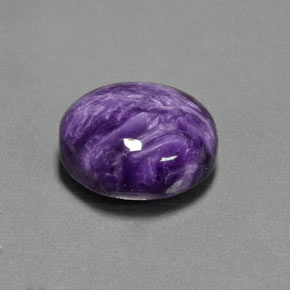 9,17 ctw natürlicher Violett Charoit, Oval Schliff, Lichtundurchlässig