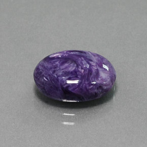 9,17 ctw natürlicher Violet Charoit, Oval Schliff, Lichtundurchlässig