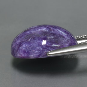 9,17 ctw natürlicher Violet Charoit, Oval Schliff, Lichtundurchlässig