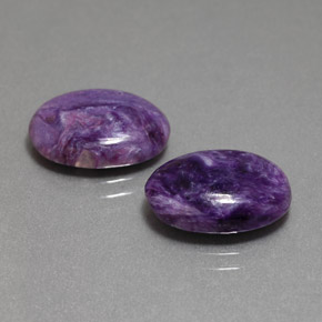  ct natürliche Violet Charoit-Edelsteine, Oval Schliff, Lichtundurchlässig
