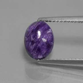 9,17 ctw natürlicher Violet Charoit, Oval Schliff, Lichtundurchlässig