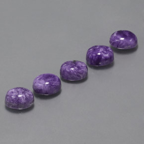  ct natürliche violetter Charoit-Edelsteine, Oval Schliff, Lichtundurchlässig