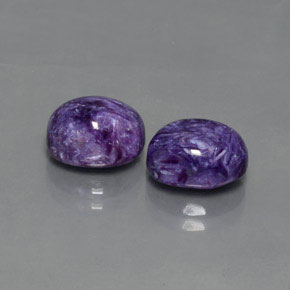  ct natürliche Violet Charoit-Edelsteine, Oval Schliff, Lichtundurchlässig