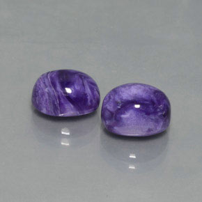  ct natürliche violetter Charoit-Edelsteine, Oval Schliff, Lichtundurchlässig