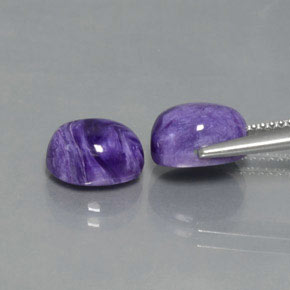  ct natürliche violetter Charoit-Edelsteine, Oval Schliff, Lichtundurchlässig