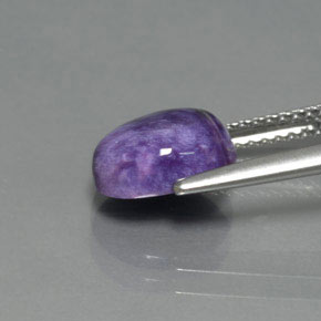 9,17 ctw natürlicher Violett Charoit, Oval Schliff, Lichtundurchlässig