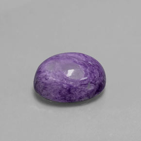 4,08 ctw natürlicher violetter Charoit, Oval Schliff, Lichtundurchlässig