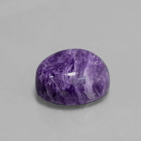 9,17 ctw natürlicher Violet Charoit, Oval Schliff, Lichtundurchlässig