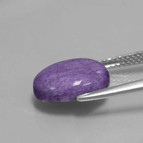 9,17 ctw natürlicher Violet Charoit, Oval Schliff, Lichtundurchlässig
