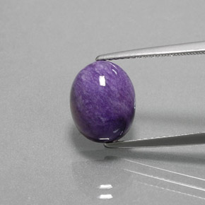 9,17 ctw natürlicher Violet Charoit, Oval Schliff, Lichtundurchlässig