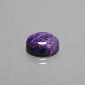 3,35 ctw natürlicher violetter Charoit, Oval Schliff, Lichtundurchlässig