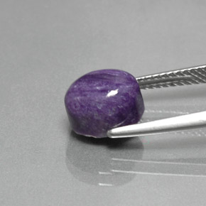 9,17 ctw natürlicher Violet Charoit, Oval Schliff, Lichtundurchlässig