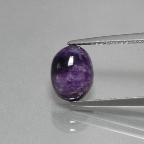 9,17 ctw natürlicher Violet Charoit, Oval Schliff, Lichtundurchlässig