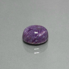 9,17 ctw natürlicher Violet Charoit, Oval Schliff, Lichtundurchlässig