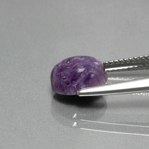 9,17 ctw natürlicher Violet Charoit, Oval Schliff, Lichtundurchlässig
