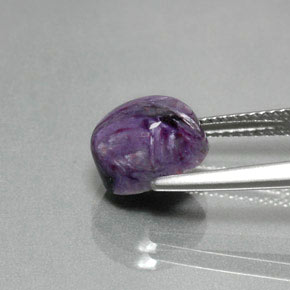 9,17 ctw natürlicher Violet Charoit, Oval Schliff, Lichtundurchlässig