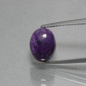 9,17 ctw natürlicher Violet Charoit, Oval Schliff, Lichtundurchlässig