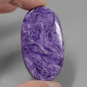52,34 ctw natürlicher violetter Charoit, Oval Schliff, Lichtundurchlässig