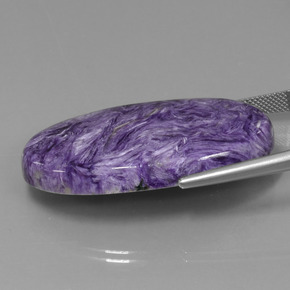 52,34 ctw natürlicher violetter Charoit, Oval Schliff, Lichtundurchlässig