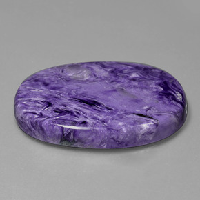 9,17 ctw natürlicher Violet Charoit, Oval Schliff, Lichtundurchlässig
