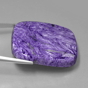 9,17 ctw natürlicher Violet Charoit, Kissenschliff, Lichtundurchlässig