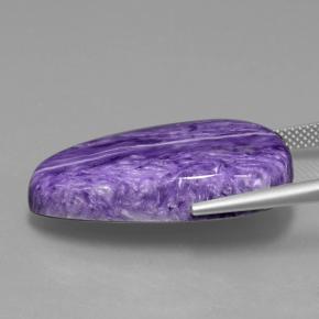 9,17 ctw natürlicher Violet Charoit, Ausgefallene Form, Lichtundurchlässig