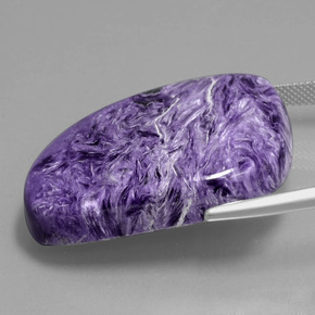 9,17 ctw natürlicher Violet Charoit, Ausgefallene Form, Lichtundurchlässig