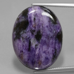 9,17 ctw natürlicher Violet Charoit, Oval Schliff, Lichtundurchlässig
