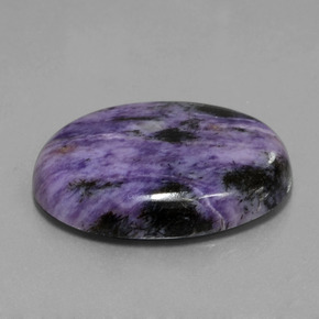 9,17 ctw natürlicher Violet Charoit, Oval Schliff, Lichtundurchlässig