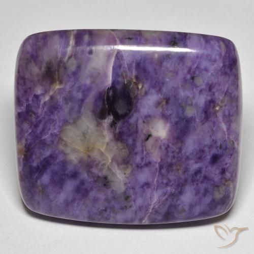 50.09ct Natürlicher tiefviolett Charoit, Kissen, Lichtundurchlässig