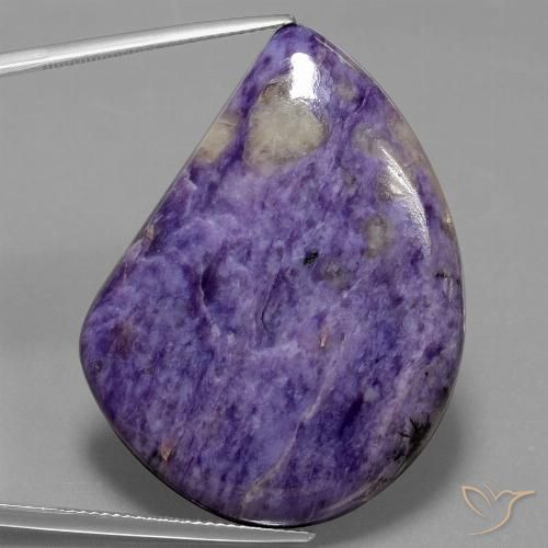 54.00ct Natürlicher Mittelviolett Charoit, Fantasie, Lichtundurchlässig