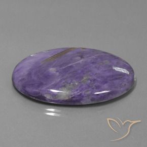 9,17 ctw natürlicher dunkelviolett Charoit, Oval, Lichtundurchlässig
