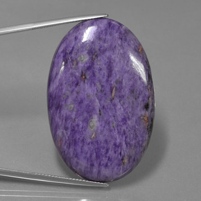 9,17 ctw natürlicher Violet Charoit, Oval Schliff, Lichtundurchlässig