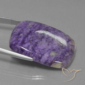 9,17 ctw natürlicher tiefviolett Charoit, Kissen, Lichtundurchlässig
