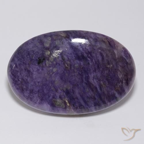 9,17 ctw natürlicher dunkelviolett Charoit, Oval, Lichtundurchlässig