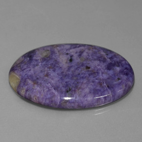 83,59 ctw natürlicher violetter Charoit, Oval Schliff, Lichtundurchlässig