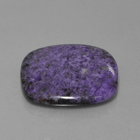 22,52 ctw natürlicher violetter Charoit, Kissenschliff, Lichtundurchlässig