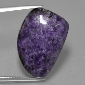 17,13 ctw natürlicher violetter Charoit, Fantasieschliff, Lichtundurchlässig
