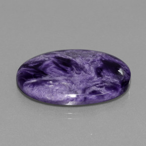 9,17 ctw natürlicher Violet Charoit, Oval Schliff, Lichtundurchlässig