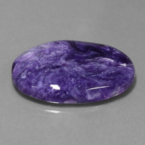 9,17 ctw natürlicher Violet Charoit, Oval Schliff, Lichtundurchlässig