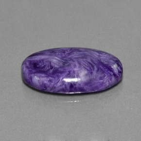 9,17 ctw natürlicher Violet Charoit, Oval Schliff, Lichtundurchlässig