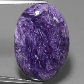 9,17 ctw natürlicher Violet Charoit, Oval Schliff, Lichtundurchlässig