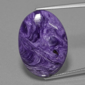 14,65 ctw natürlicher violetter Charoit, Oval Schliff, Lichtundurchlässig