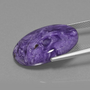 14,65 ctw natürlicher violetter Charoit, Oval Schliff, Lichtundurchlässig